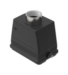 Stekkerhuis recht W-Type, 2 nokken, M40, 104.62