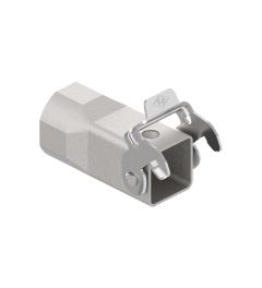 Koppelhuis recht EMC, RVS beugel, M25, 21.21