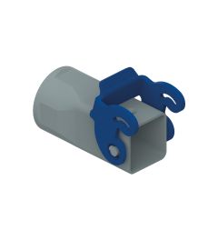 Koppelhuis recht CKH-Type, beugel, M25, 21.21