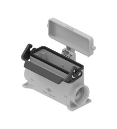 Opbouwhuis+deksel hoog IL-BRID, 1 beugel, 2xM40, 104.27