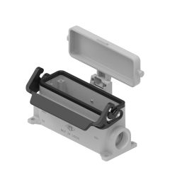 Opbouwhuis+deksel IL-BRID, 1 beugel, 2xM25, 104.27