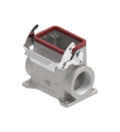 Opbouwhuis hoog V-Type 180°C, 1 beugel RVS, M32, 44.27