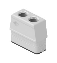 Stekkerhuis recht hoog IL-BRID, 2 nokken, 2xM20, 66.16