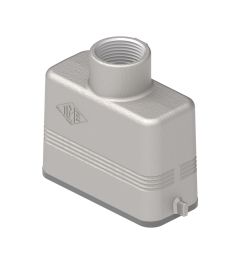 Stekkerhuis recht EMC, 2 nokken, M20, 49.16