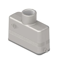 Stekkerhuis recht EMC, 2 nokken, M20, 66.16