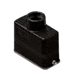 Stekkerhuis recht W-Type, 2 nokken, M20, 49.16