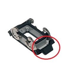 Reserve beugel voor C-Type behuizingen 2 beugels, zwart