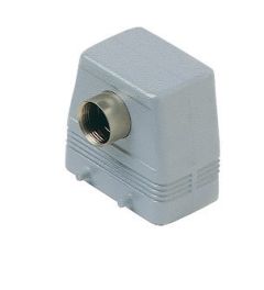 Stekkerhuis frontaal hoog C-Type, 4 nokken, PG16, 57.27