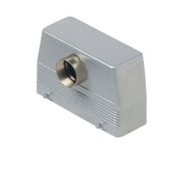 Stekkerhuis frontaal hoog C-Type, 4 nokken, PG29, 104.27