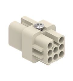 Binnenwerk Krimp 7P+A, 10A, 250V, 21.21, Female