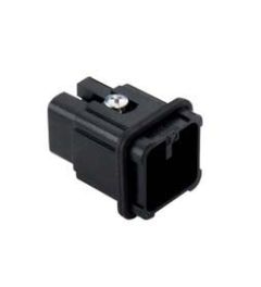 Binnenwerk Krimp 7P+A, 10A, 250V, 21.21, Male, zwart