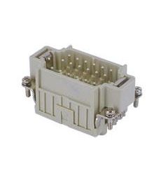 Binnenwerk Veerklem 18P+A, 10A, 400V, 57.27, Male