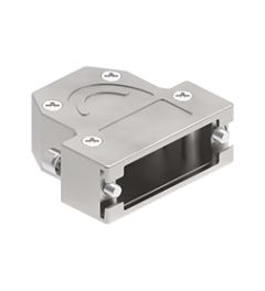 Stekkerhuis recht voor 15P D-SUB, UNC 4-40 schroefbev.