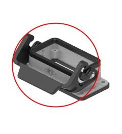 Reserve beugel voor IL-BRID behuizing 1 beugel 57.27, zwart