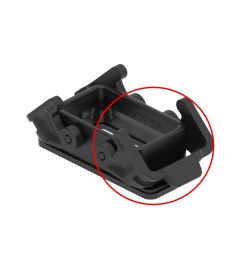 Reserve beugel voor LS-Type behuizingen 2 beugels, zwart