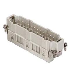 Binnenwerk Veerklem 24P(25-48)+A, 16A, 500V, 104.62, Male