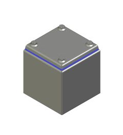 DE HD Klemmenkast 90mm 90mm D.85mm