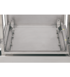 Bodemplaat gesloten B.600mm D.600mm AISI304L