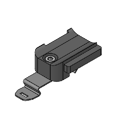 KBH-24 SF-M4 Houder voor klittenband kabelbinders