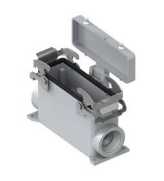 Opbouwhuis+deksel hoog V-Type, 2 beugels, 2xM25, 77.27