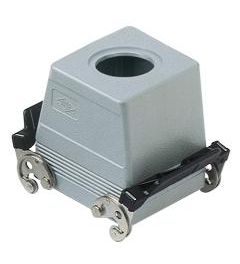 Stekkerhuis recht hoog C-Type, 2 beugels, M40, 77.62