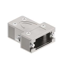 Stekkerhuis recht voor 9P D-SUB, M3 schroefbev.