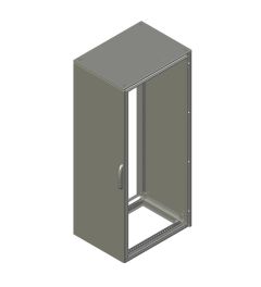 MX Vloerstaande kast 1 deur B.606mm H.1827mm D.818mm
