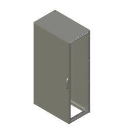 MX Vloerstaande kast 1 deur B.1006mm H.2027mm D.618mm