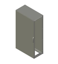 MX Vloerstaande kast 1 deur B.1006mm H.1827mm D.518mm