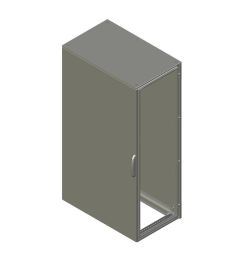 MX Vloerstaande kast 1 deur B.1006mm H.1827mm D.618mm