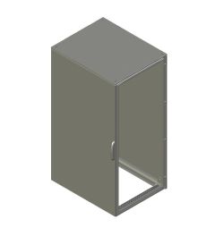 MX Vloerstaande kast 1 deur B.1006mm H.1827mm D.818mm