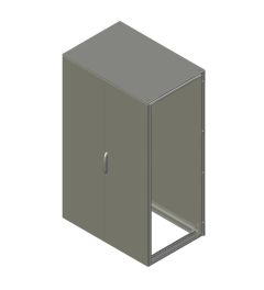 MX Vloerstaande kast 2 deuren B.1209mm H.2027mm D.818mm