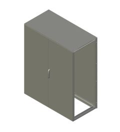 MX Vloerstaande kast 2 deuren B.1614mm H.2027mm D.818mm