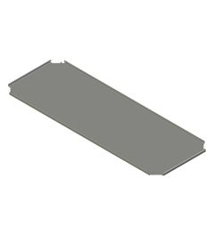 Bodemplaat voor sokkel B.1200 mm D.500mmAISI304L