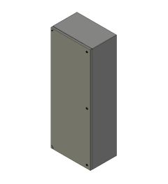 QLP Wandkast 1 deur B.600mm H.1600mm D.400mm
