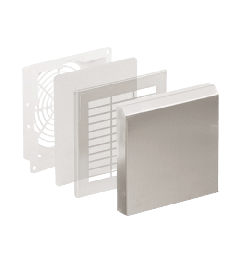 Labyrint afdekkap B.320mm H.340mm D.64mm IP55 AISI304L