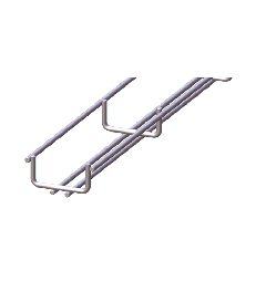 Cable trays compact SS AISI304 13x30x3000mm-Ø3mm