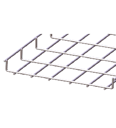 Cable trays compact SS AISI304 30x350x3000mm-Ø5mm