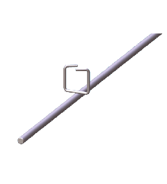 Draadgoot enkelvoudig RVS AISI316 16x16x3000mm-Ø5mm