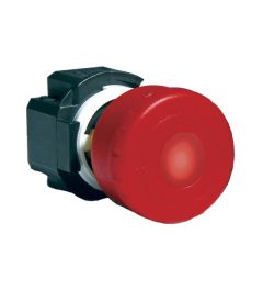 XA1E noodstop + led 16mm gemonitord 1NO/2NC rood