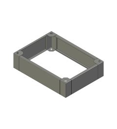 ZX sokkel B.800mm D.600mm H.200mm AISI304L (MX serie)