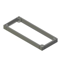 ZX sokkel B.1200mm D.500mm H.100mm AISI304L (MX serie)