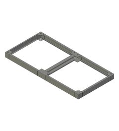 ZX sokkel B.1600mm D.800mm H.100mm AISI304L (MX serie)