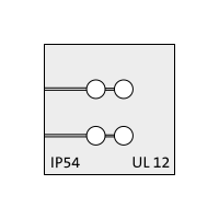 KT 4/ø3 kabel tule, klein, 4x3mm, grijs