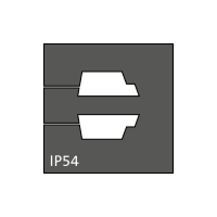 KT-ASI-2 rl kabel tule, klein, 2x ASI kabel, zwart