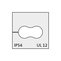 KT-S1 kabel tule, klein, grijs