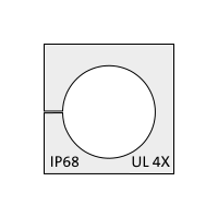 KT 15 kabel tule, klein, 15-16mm, grijs
