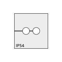 QT 2/4 QUICK cable grommet, 2x4mm, gray