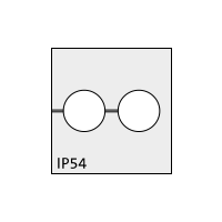 QT 2/6 QUICK cable grommet, 2x6mm, gray