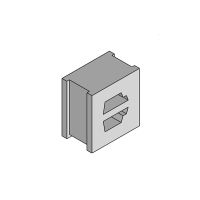 QT ASI II QUICK cable grommet, 2x ASI cable, gray